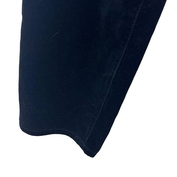 Well Worn Women's High Rise Luxe Velvet Tapered Pants Black Size 16 - Picture 5 of 10